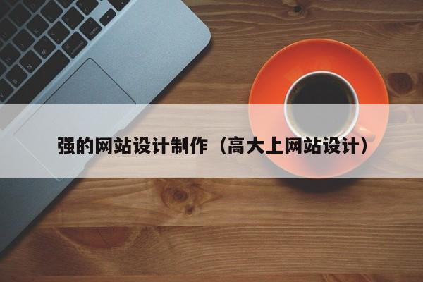 强的网站设计制作（高大上网站设计）-第1张图片-肥特特